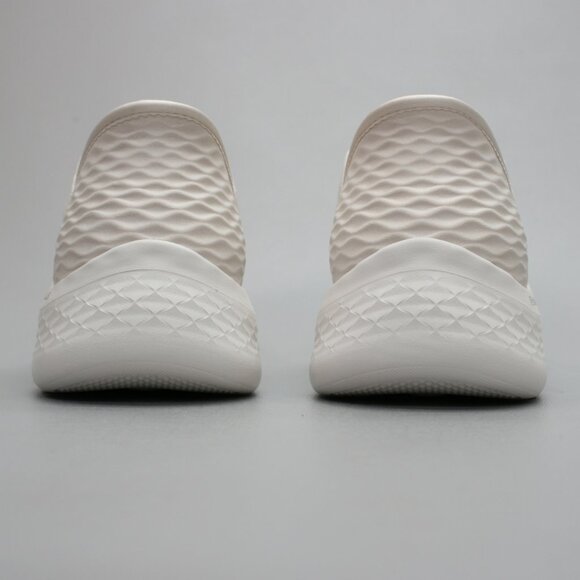 Skechers Ladies 8.5 Go Walk Flex Hands Free Slip-ins Grand Entry Off-white Shoes - Picture 3 of 12